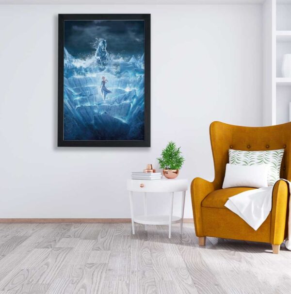 Elsa And The Water Spirit | Cartoon Poster Wall Art - Image 2